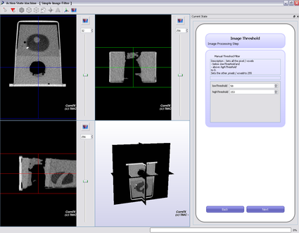 action state machine application